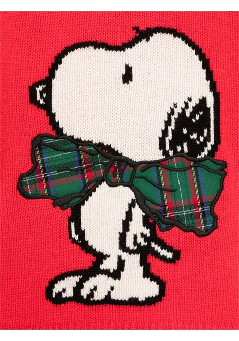 Pull bambina con stampa SAINT BARTH | CAJ001 CALIA JR0053G SNOOPY BOW 41 PATCH